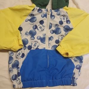 Zara mickey mouse rain jacket